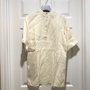 BNWOT RALPH LAUREN 100% LINEN TUNIC. BEAUTIFUL PC!